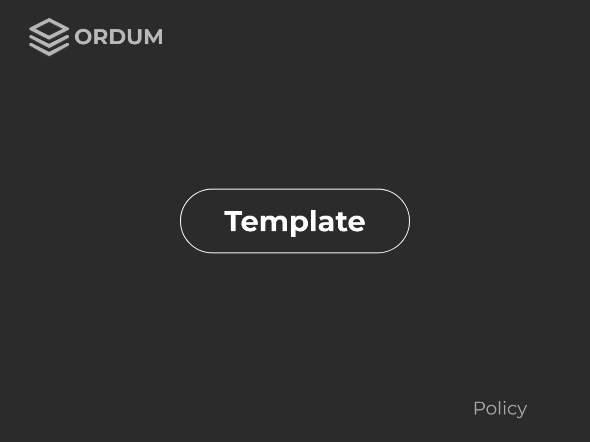 Download: Free Environmental Policy Template